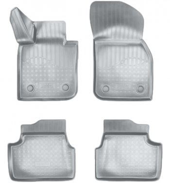 Коврики салонные Noplast (3D) Mini Hatch  F55 (2014-2025) хэтчбэк 5 дв. (Серые)