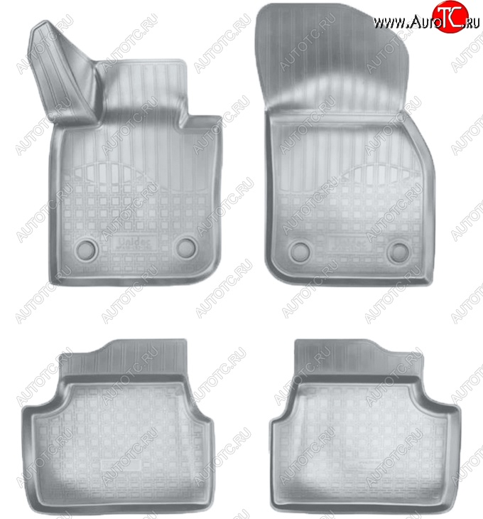 2 489 р. Коврики салонные Noplast (3D)  Mini Hatch  F55 (2014-2025) хэтчбэк 5 дв. (Серые)  с доставкой в г. Керчь