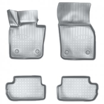 Коврики салонные Noplast (3D) Mini Hatch  F56 (2013-2025) хэтчбэк 3 дв. (Серые)