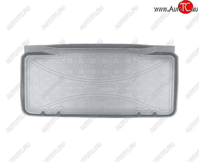1 379 р. Коврик в багажник Norplast (на нижнюю полку)  Mini Hatch  F56 (2013-2025) хэтчбэк 3 дв. (Серый)  с доставкой в г. Керчь