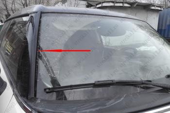 1 699 р. Водостоки (дефлектора) лобового стекла Стрелка 11 Mini Cooper (2006-2014)  с доставкой в г. Керчь. Увеличить фотографию 2