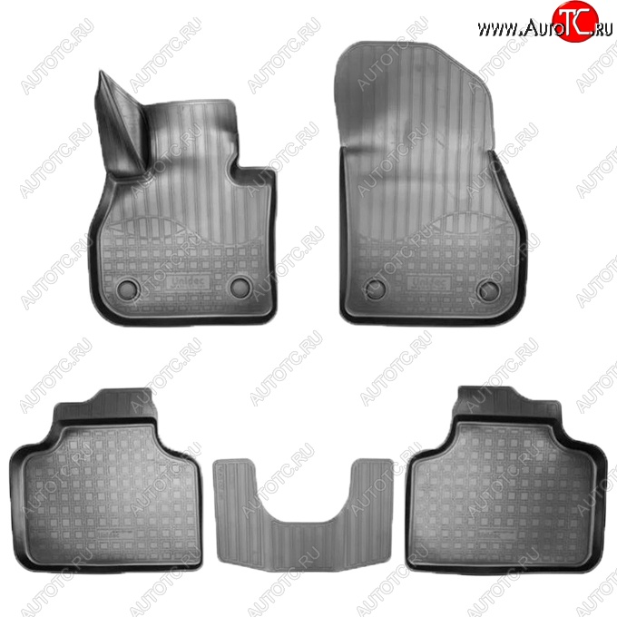 2 299 р. Коврики салонные Noplast (3D)  Mini Countryman  2 (2017-2025) (Черные)  с доставкой в г. Керчь