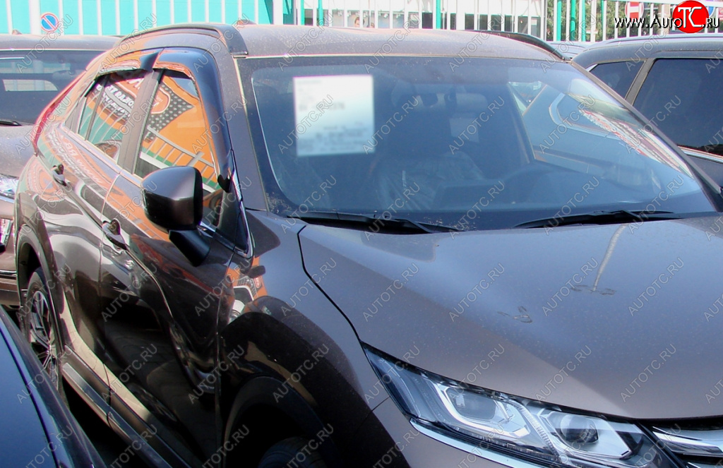 3 399 р. Дефлектора окон SIM Mitsubishi Eclipse Cross GK дорестайлинг (2017-2021)  с доставкой в г. Керчь