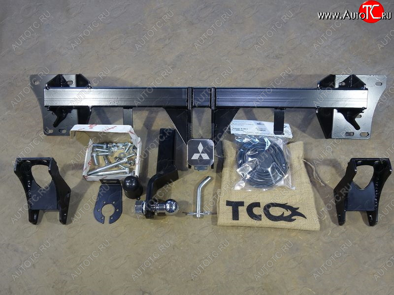 19 999 р. Фаркоп (тягово-сцепное устройство) TCC  Mitsubishi Eclipse Cross  GK (2017-2021) дорестайлинг (Оцинкованный, шар E - нержавейка)  с доставкой в г. Керчь