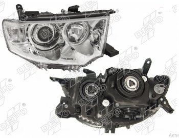 Правая фара (не ксенон) DEPO Mitsubishi L200  4 - Pajero Sport  PB