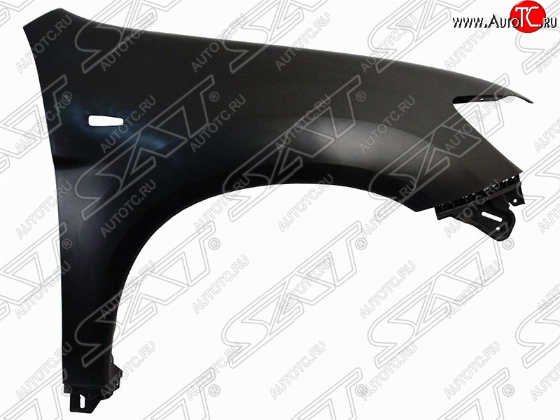 3 899 р. Правое крыло переднее SAT (пластик) Mitsubishi ASX 1-ый рестайлинг (2013-2016) (Неокрашенное)  с доставкой в г. Керчь