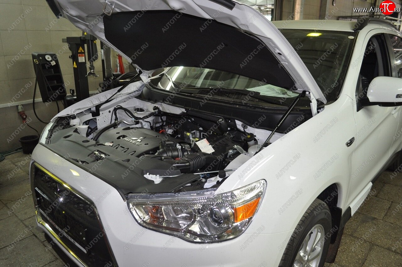 2 049 р. Упоры капота Russtal Mitsubishi ASX 3-ий рестайлинг (2019-2025)  с доставкой в г. Керчь