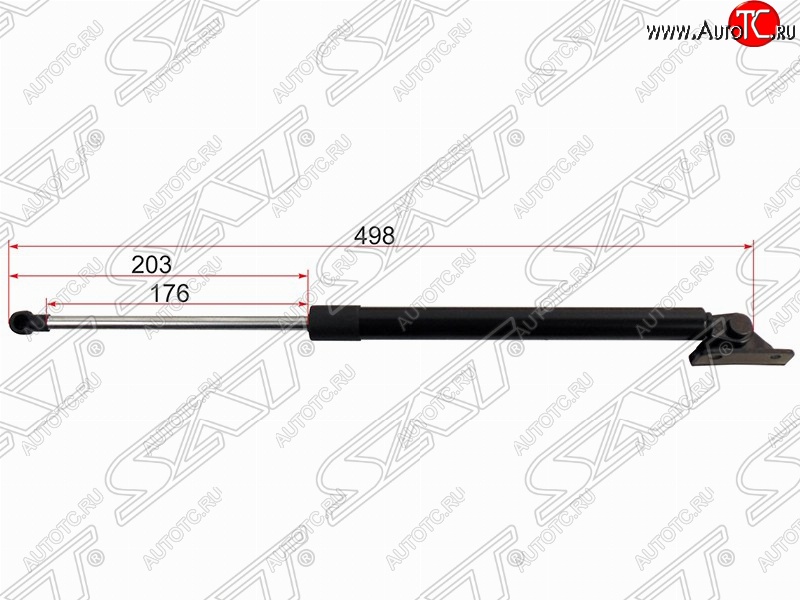 919 р. Правый упор крышки багажника SAT (L498 mm) Mitsubishi ASX 2-ой рестайлинг (2017-2020)  с доставкой в г. Керчь