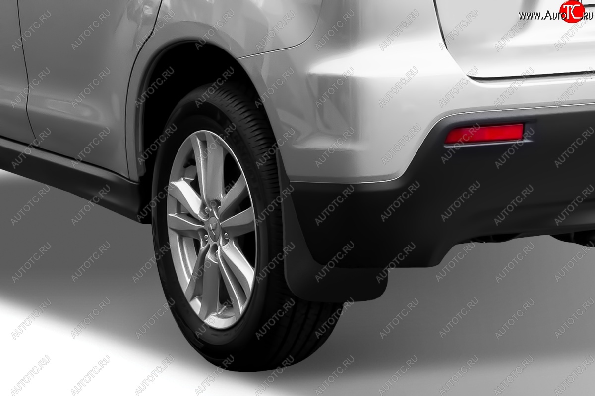 4 799 р. Задние брызговики Frosch Mitsubishi ASX 1-ый рестайлинг (2013-2016)  с доставкой в г. Керчь