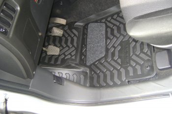 1 599 р. Коврики салона Aileron (3D с подпятником) Mitsubishi ASX 1-ый рестайлинг (2013-2016)  с доставкой в г. Керчь. Увеличить фотографию 6