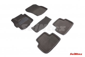 7 399 р. Комплект ворсовых ковриков в салон Seintex (3D)  Mitsubishi ASX (2010-2025) дорестайлинг, 1-ый рестайлинг, 2-ой рестайлинг, 3-ий рестайлинг (Черный)  с доставкой в г. Керчь. Увеличить фотографию 2