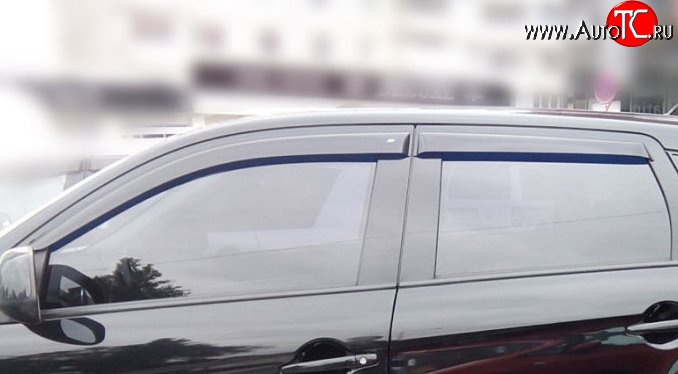 999 р. Комплект дефлекторов окон (ветровиков) 4 шт. Russtal Mitsubishi ASX дорестайлинг (2010-2012)  с доставкой в г. Керчь