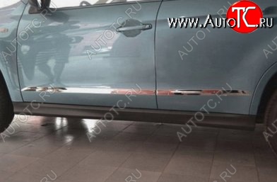 4 399 р. Молдинги CT Mitsubishi ASX дорестайлинг (2010-2012) (Неокрашенные)  с доставкой в г. Керчь