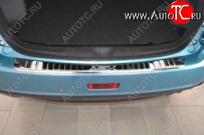 4 749 р. Защитная накладка на задний бампер СТ Mitsubishi ASX дорестайлинг (2010-2012)  с доставкой в г. Керчь
