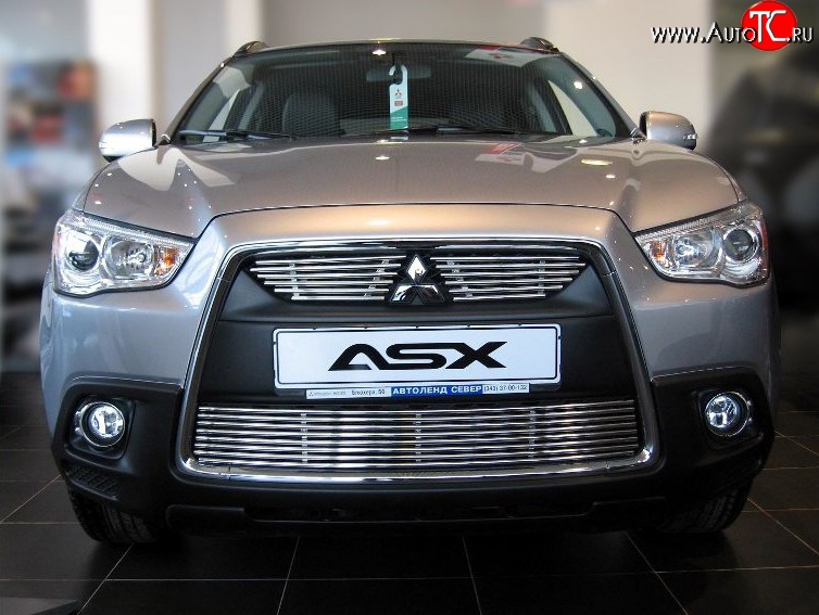 5 799 р. Декоративная вставка решетки радиатора Berkut Mitsubishi ASX дорестайлинг (2010-2012)  с доставкой в г. Керчь