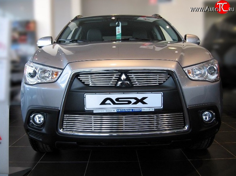 7 499 р. Декоративная вставка воздухозаборника Berkut Mitsubishi ASX дорестайлинг (2010-2012)  с доставкой в г. Керчь