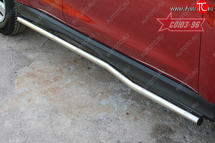 8 459 р. Защита порогов Souz-96 (d42) Mitsubishi ASX дорестайлинг (2010-2012)  с доставкой в г. Керчь