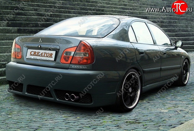 23 969 р. Задний бампер Rieger Mitsubishi Carisma (1996-1999)  с доставкой в г. Керчь