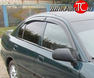 999 р. Комплект дефлекторов окон (ветровиков) 4 шт. (седан) Russtal Mitsubishi Carisma (1999-2004)  с доставкой в г. Керчь
