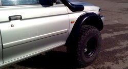 26 899 р. Накладки на колёсные арки RA (комплект)  Mitsubishi Challenger  K9-W (1996-2001) (Покрытие глянец (под окраску), Неокрашенные)  с доставкой в г. Керчь. Увеличить фотографию 8