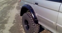 26 899 р. Накладки на колёсные арки RA (комплект)  Mitsubishi Challenger  K9-W (1996-2001) (Покрытие глянец (под окраску), Неокрашенные)  с доставкой в г. Керчь. Увеличить фотографию 9