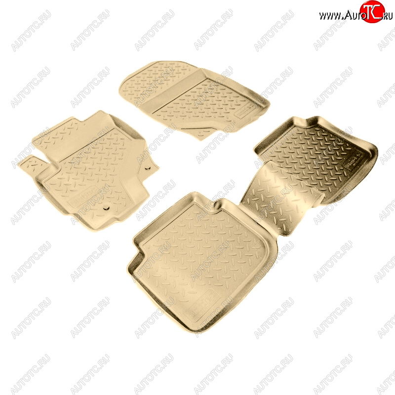 2 599 р. Коврики салона Norplast Unidec  Mitsubishi Colt ( Z20, Z30 хэтчбэк 3 дв.,  Z30) (2002-2009) дорестайлинг, хэтчбэк 5 дв. дорестайлинг (Цвет: бежевый)  с доставкой в г. Керчь