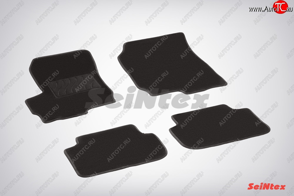 2 899 р. Износостойкие коврики в салон SeiNtex Premium LUX 4 шт. (ворсовые) Mitsubishi Colt Z30 хэтчбэк 5 дв. дорестайлинг (2002-2009)  с доставкой в г. Керчь