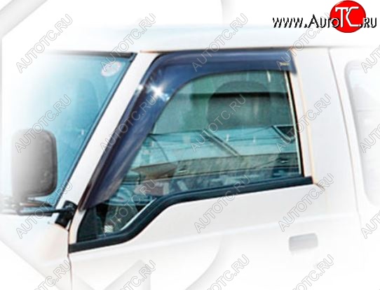 1 839 р. Дефлектора окон CA-Plastiс  Mitsubishi Delica (1986-1999) (Classic полупрозрачный, Без хром.молдинга)  с доставкой в г. Керчь