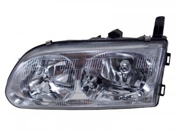 Левая фара (хрусталь) SAT Mitsubishi Delica  4 (1997-2007) рестайлинг