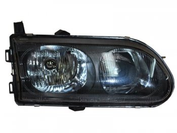 Правая фара (чёрная) SAT Mitsubishi Delica  4 (1994-1997) дорестайлинг