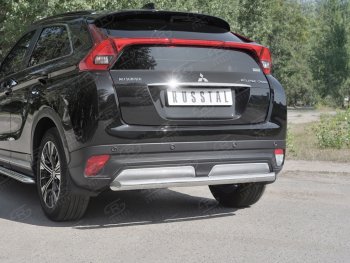 14 399 р. Защита заднего бампера (Ø63 мм, нержавейка) SLITKOFF  Mitsubishi Eclipse Cross  GK (2017-2021) дорестайлинг  с доставкой в г. Керчь. Увеличить фотографию 4