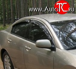 999 р. Комплект дефлекторов окон (ветровиков) 4 шт. (седан) Russtal Mitsubishi Galant 9 седан (2004-2009)  с доставкой в г. Керчь