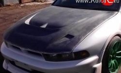 21 499 р. Пластиковый капот EVO Style Mitsubishi Galant 8  дорестайлинг седан (1996-1998) (Неокрашенный)  с доставкой в г. Керчь. Увеличить фотографию 4