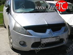 4 599 р. Дефлектор капота SIM Mitsubishi Grandis (2003-2009)  с доставкой в г. Керчь