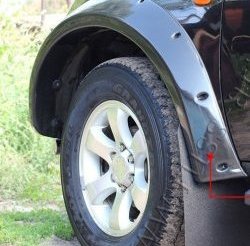 23 999 р. Накладки на колёсные арки RA (усиленные) Mitsubishi L200 5 KK,KL дорестайлинг (2015-2019) (Поверхность глянец (под окраску), Неокрашенные)  с доставкой в г. Керчь. Увеличить фотографию 2