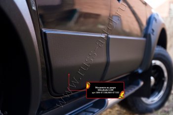 11 449 р. Молдинги дверей RA (комплект)  Mitsubishi L200  5 KK,KL (2015-2019) дорестайлинг (Поверхность шагрень)  с доставкой в г. Керчь. Увеличить фотографию 5