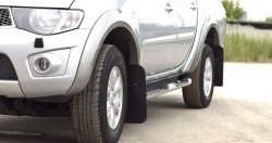2 269 р. Брызговики RA широкие (с выносом 50 мм) Mitsubishi L200 5 KK,KL дорестайлинг (2015-2019)  с доставкой в г. Керчь. Увеличить фотографию 3