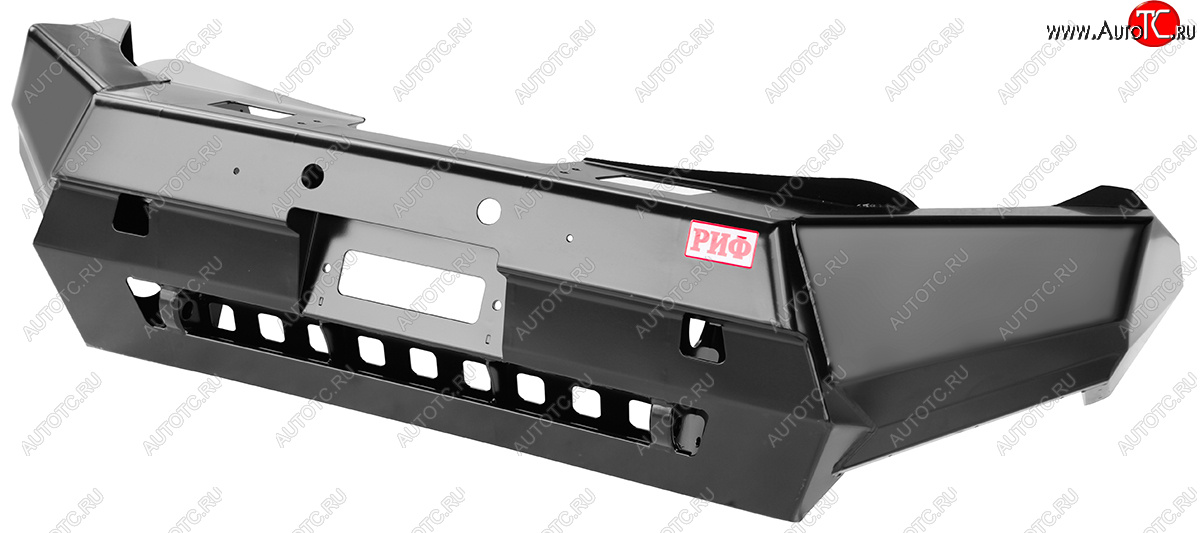 56 839 р. Бампер передний силовой РИФ Mitsubishi L200 5 KK,KL дорестайлинг (2015-2019) (С защитой бачка омывателя)  с доставкой в г. Керчь