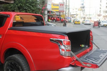 12 199 р. Крышка-тент кузова WINBO  Mitsubishi L200  5 KK,KL (2015-2019) дорестайлинг  с доставкой в г. Керчь. Увеличить фотографию 2