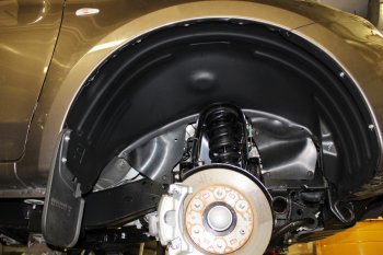 679 р. Подкрылок передний Totem Mitsubishi L200 5 KK,KL дорестайлинг (2015-2019) (без шумоизоляции)  с доставкой в г. Керчь. Увеличить фотографию 2