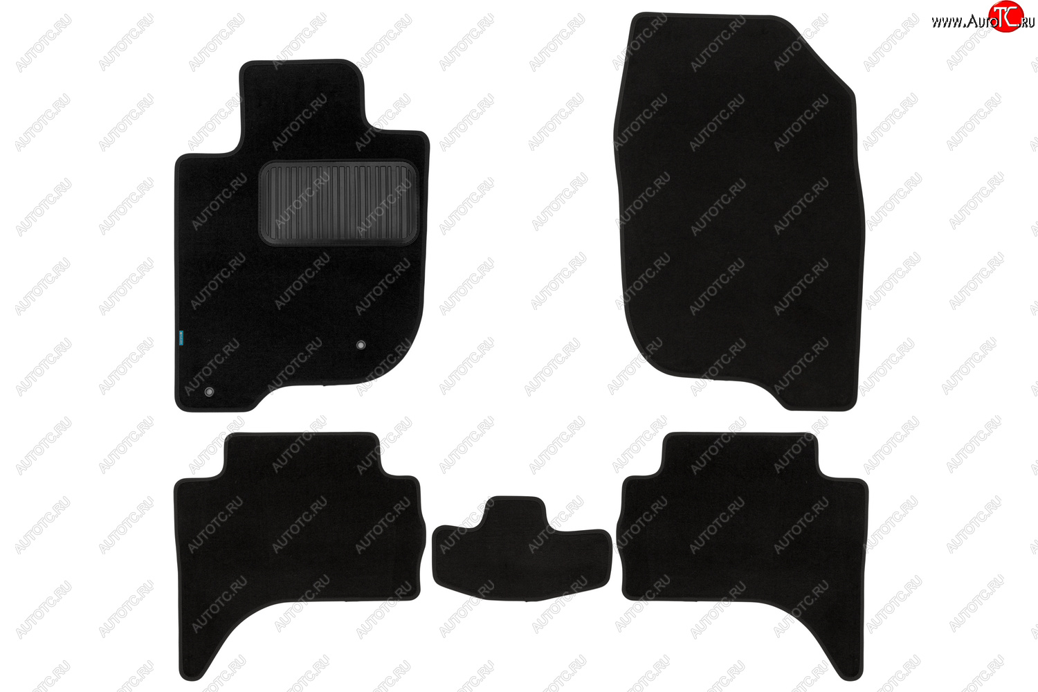 9 549 р. Текстильные коврики салона пикап Klever Premium  Mitsubishi L200  5 KK,KL (2015-2019) дорестайлинг (Черные)  с доставкой в г. Керчь