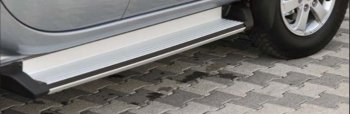 Подножки боковые WINBO Mitsubishi L200 ( 4,  5 KK,KL) (2006-2022)  дорестайлинг, дорестайлинг, рестайлинг
