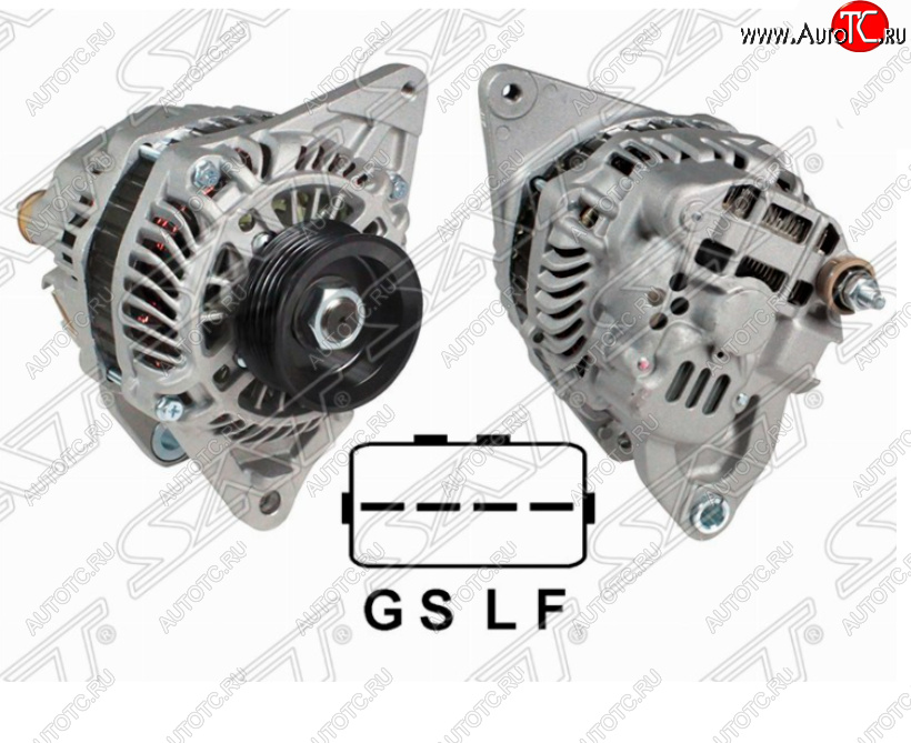 8 199 р. Генератор SAT (12V/90A / 2.5)  Mitsubishi L200  4 (2006-2014)  дорестайлинг  с доставкой в г. Керчь