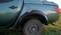 14 799 р. Расширители арок RA (комплект, 90 мм, Standart) Mitsubishi L200 5 KK,KL рестайлинг (2018-2022) (Поверхность шагрень)  с доставкой в г. Керчь. Увеличить фотографию 2