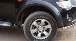 14 799 р. Расширители арок RA (комплект, 90 мм, Standart) Mitsubishi L200 5 KK,KL рестайлинг (2018-2022) (Поверхность шагрень)  с доставкой в г. Керчь. Увеличить фотографию 5