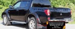23 999 р. Накладки на колёсные арки RA (усиленные) Mitsubishi L200 4  дорестайлинг (2006-2014) (Плверхность глянец (подд окраску), Неокрашенные)  с доставкой в г. Керчь. Увеличить фотографию 2