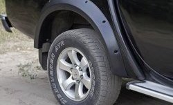 14 799 р. Расширители арок RA (комплект, 90 мм, Standart) Mitsubishi L200 5 KK,KL рестайлинг (2018-2022) (Поверхность шагрень)  с доставкой в г. Керчь. Увеличить фотографию 7