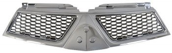 Решётка радиатора SAT (хром, пр-во Таиланд) Mitsubishi L200 4  рестайлинг (2013-2016)