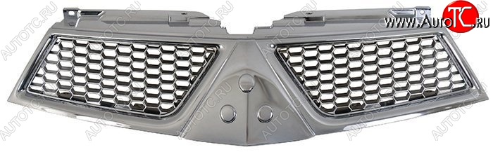 26 799 р. Решётка радиатора SAT (хром, пр-во Таиланд)  Mitsubishi L200  4 (2013-2016)  рестайлинг (Неокрашенная)  с доставкой в г. Керчь