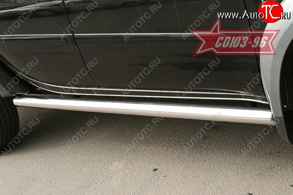 13 499 р. Защита порогов Souz-96 (d76) Mitsubishi L200 5 KK,KL рестайлинг (2018-2022)  с доставкой в г. Керчь